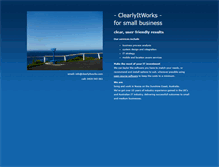 Tablet Screenshot of clearlyitworks.com